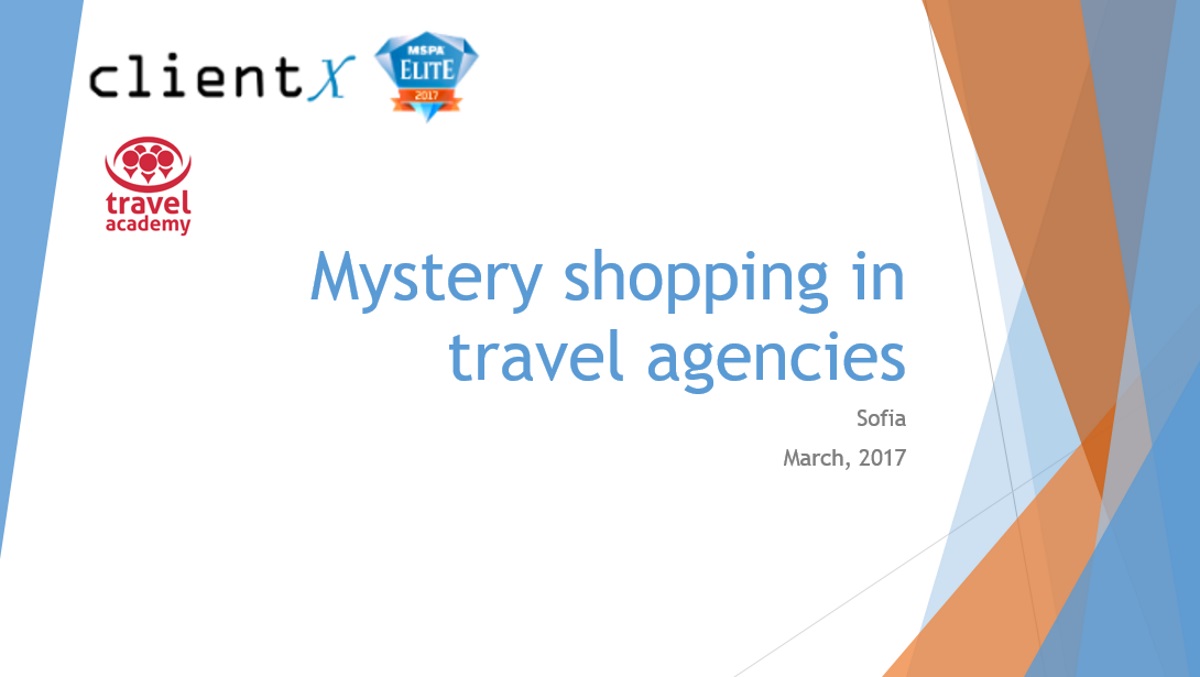 Client X and Travel Academy joined efforts in improving the service in the Bulgarian travel agencies